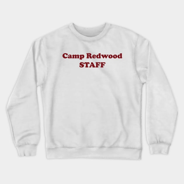 California Camp Staff, Red Ink Crewneck Sweatshirt by Heyday Threads